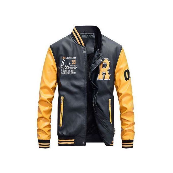 Original Men Leather Weather Jacket Casual Original Jacket