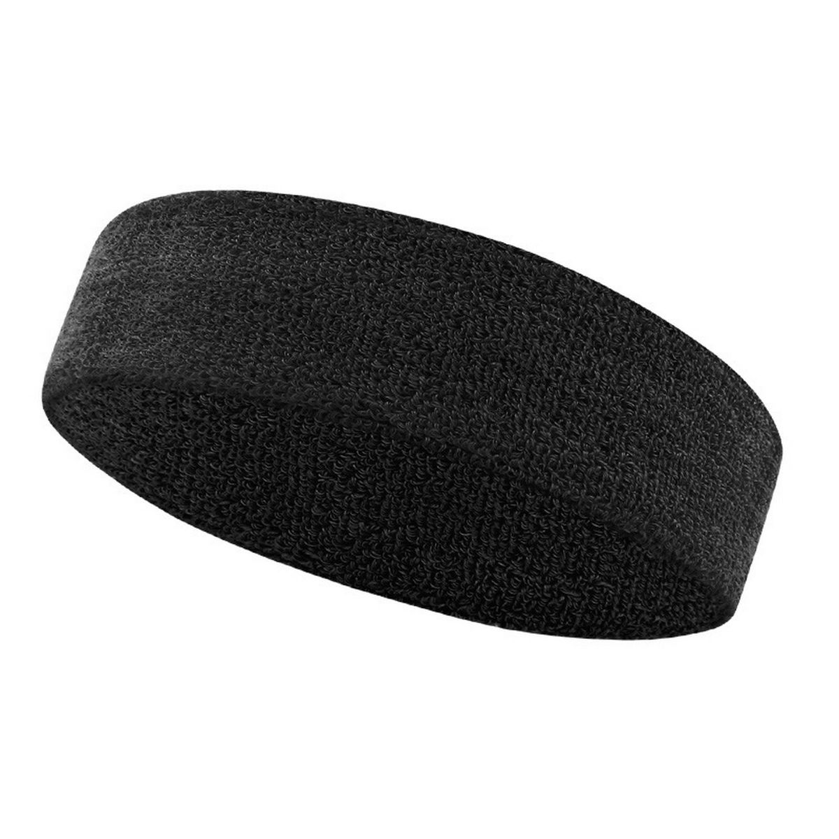 Workout Headband Performance Headband Moisture-wicking for Yoga Black