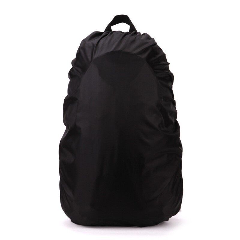 Waterproof Camping Travel Hiking Backpack Trolley Luggage Bags Dust Rain Cover Black Black