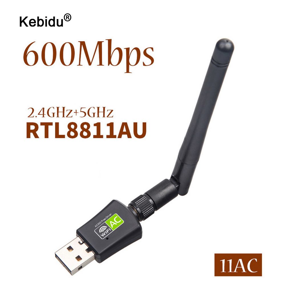 Kebidu USB WiFi Adapter USB Ethernet 5Ghz USB2.0 Lan AC Wi