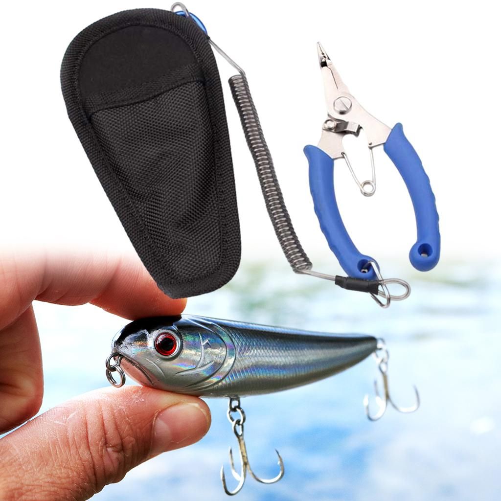 Pliers   Fish Lip Hook Remover Blue Straight