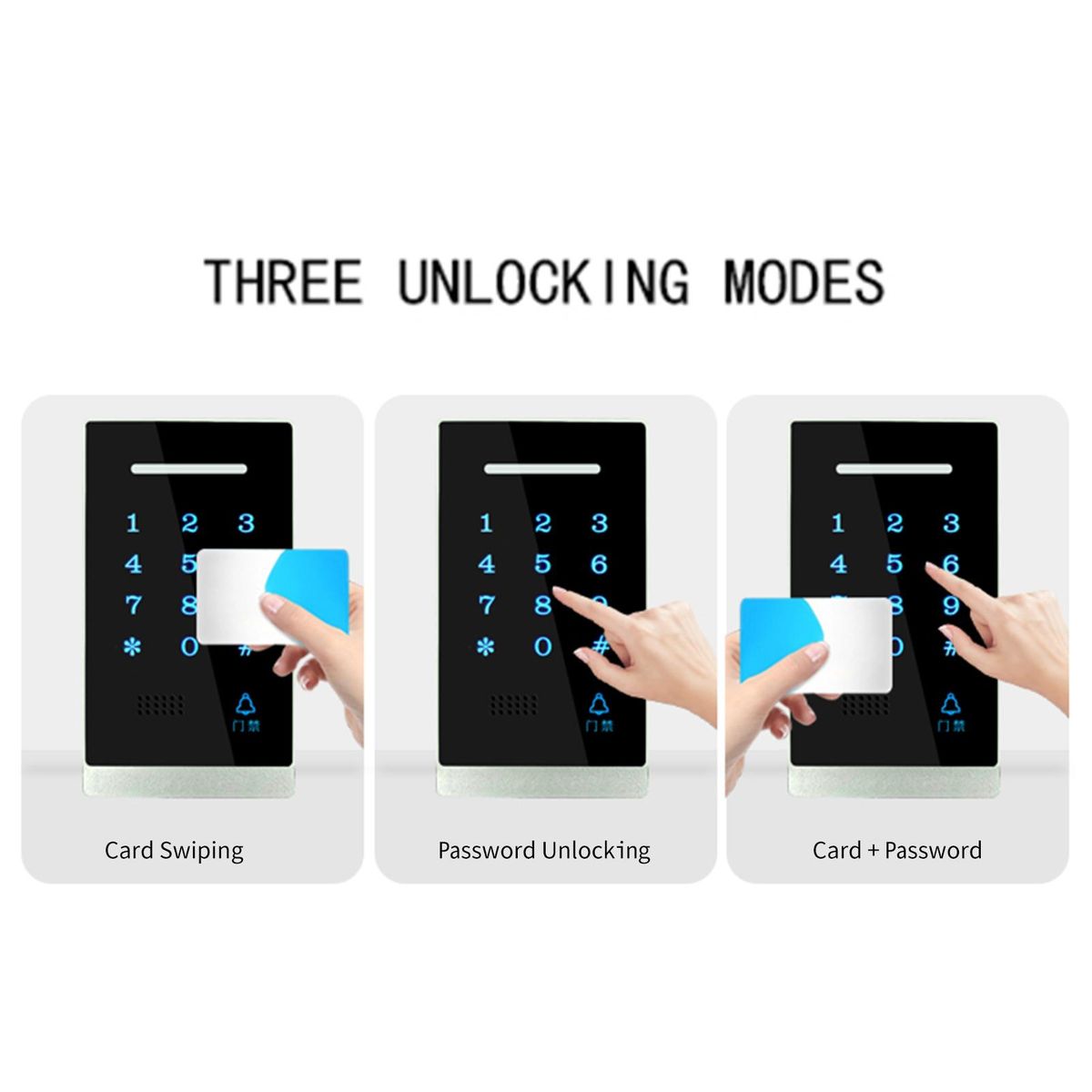 Access Control Keypad, Waterproof Backlight Door Access Control Keypad Password Keypad for House Apartment