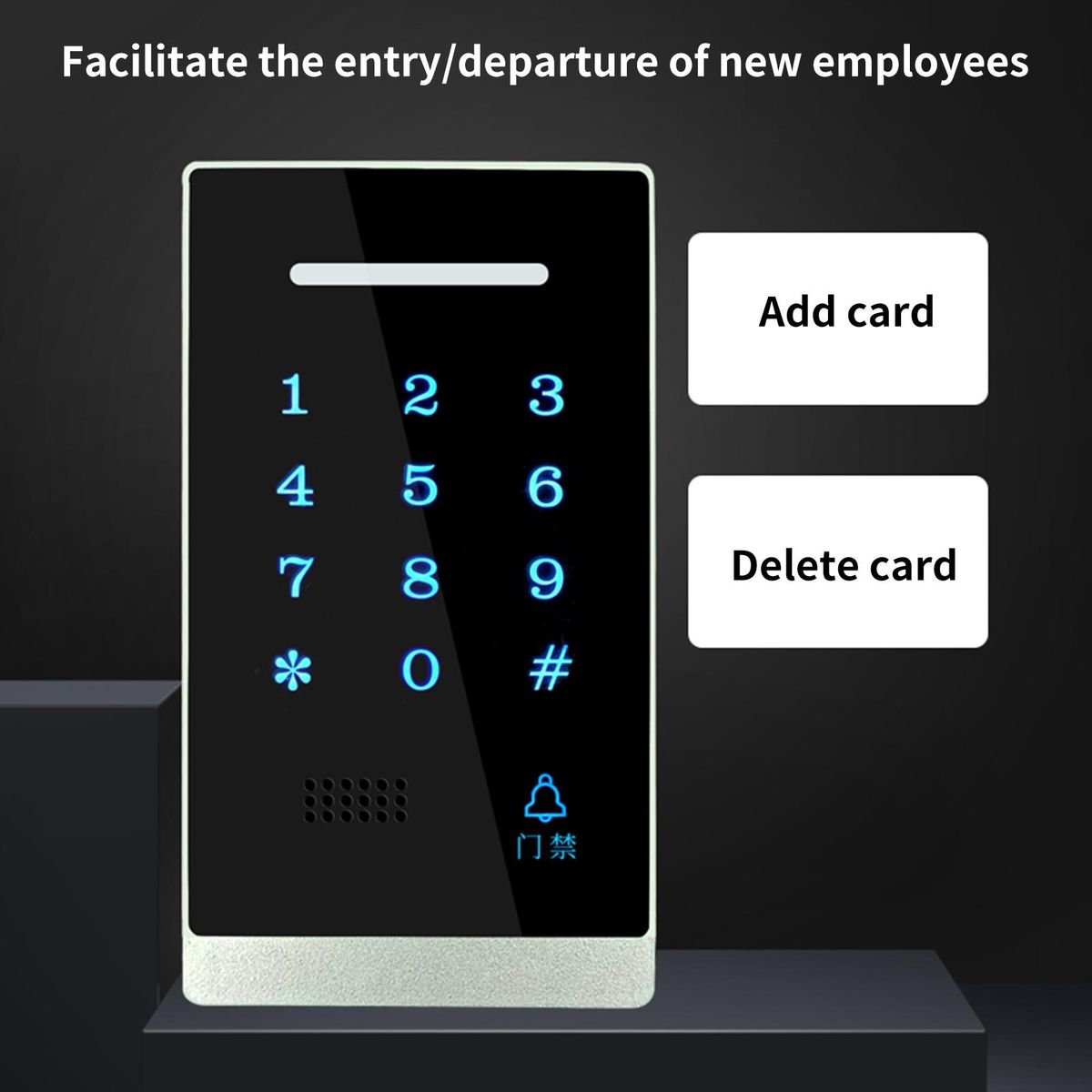 Access Control Keypad, Waterproof Backlight Door Access Control Keypad Password Keypad for House Apartment