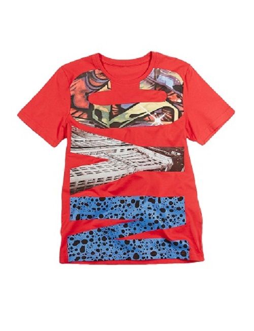 Cotton NYC Print T-Shirt - Red