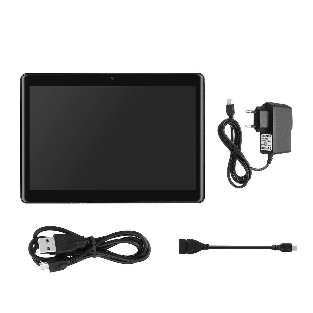 10'' Tablet PC Android 7.0 8-Core 64GB+4GB WIFI 2 SIM 4G Phablet Pad Phone 2.5D Black