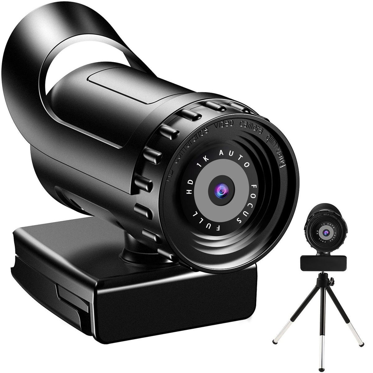 1080P Mini Camera Laptop Camera with Microphone for Streaming Video YouTube Webcam 4K 2K Auto Focus PC Web Cam with Gift Tripod