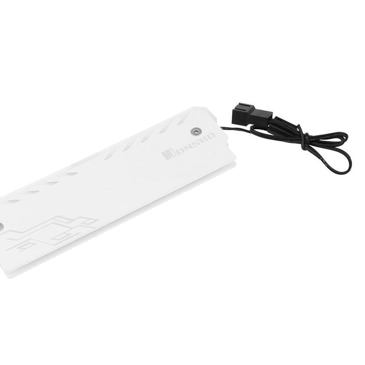 Cooling Vest 3Pin Memory RAM Cooler Radiator Anodizing Process White