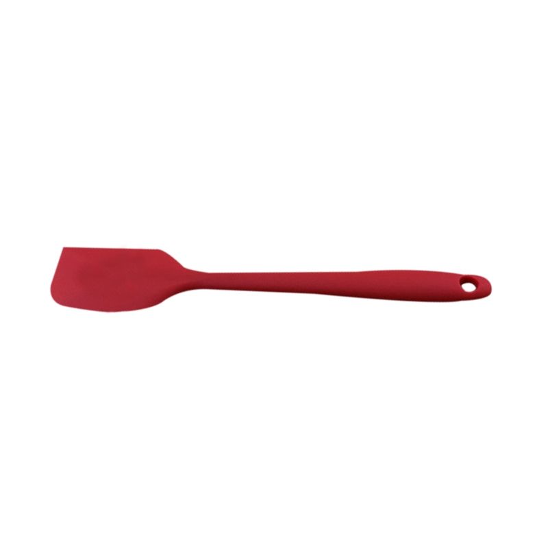 2 PCS Kitchen Silicone Cream Cake Spatula Mixing Scraper Brush Butter Mixer Brushes Baking Tool Kitchenware(Orange)