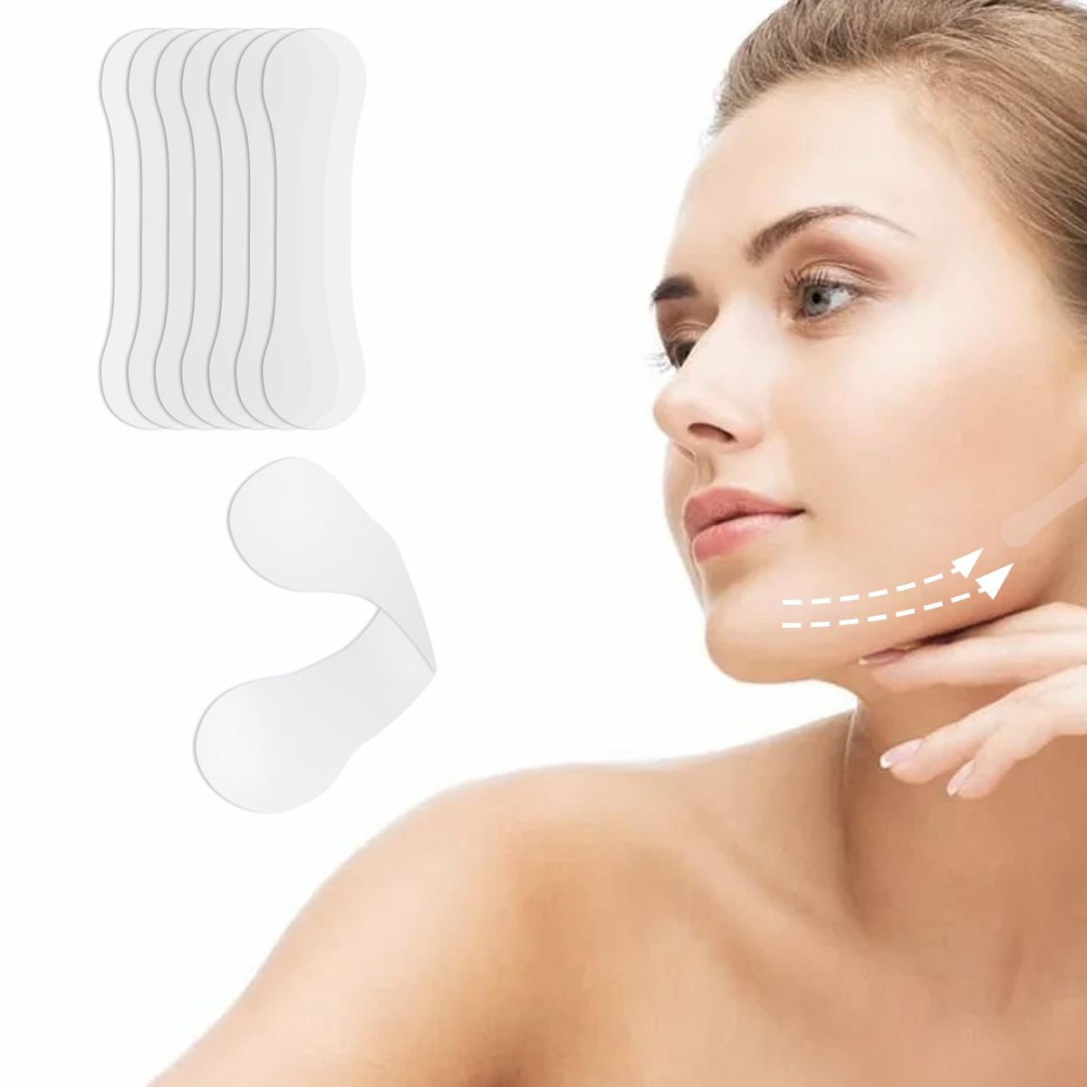 100Pcs Face Lift Tape Invisible Tighten Skin Double Chin