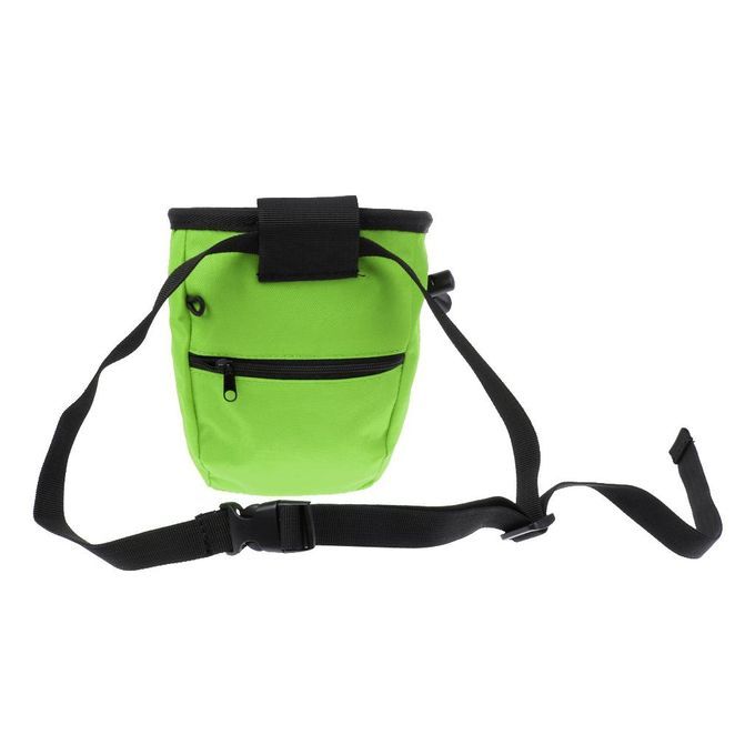 Rock Climbing Chalk Bag Dry Hand  Pouch & Adjustable Belt Green