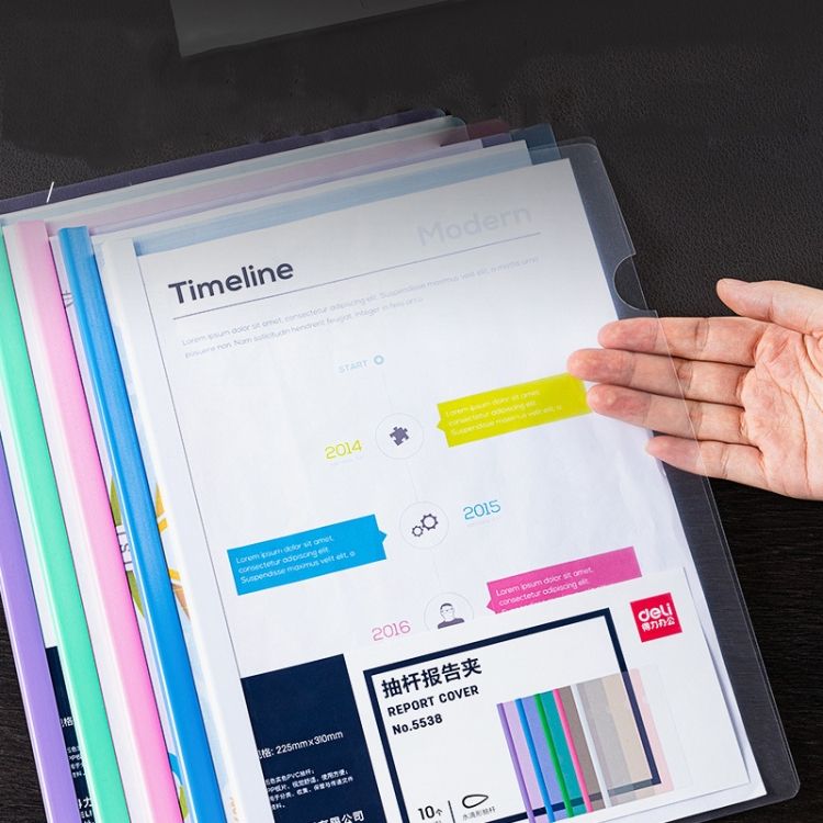 File Drawer Folder Transparent Waterproof Cover