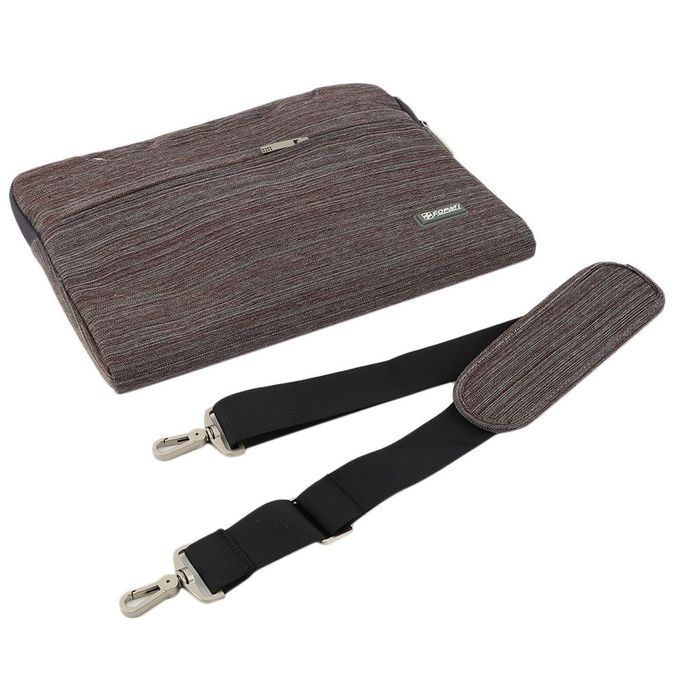 Zi Ered Soft Sleeve  Arry Bag  Ase Handbag For 13 In H Notebook Laptop-denim Brown