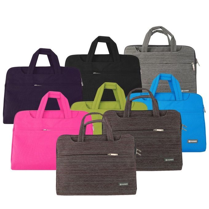 Zi Ered Soft Sleeve  Arry Bag  Ase Handbag For 13 In H Notebook Laptop-denim Brown