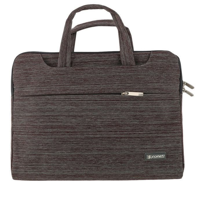Zi Ered Soft Sleeve  Arry Bag  Ase Handbag For 13 In H Notebook Laptop-denim Brown