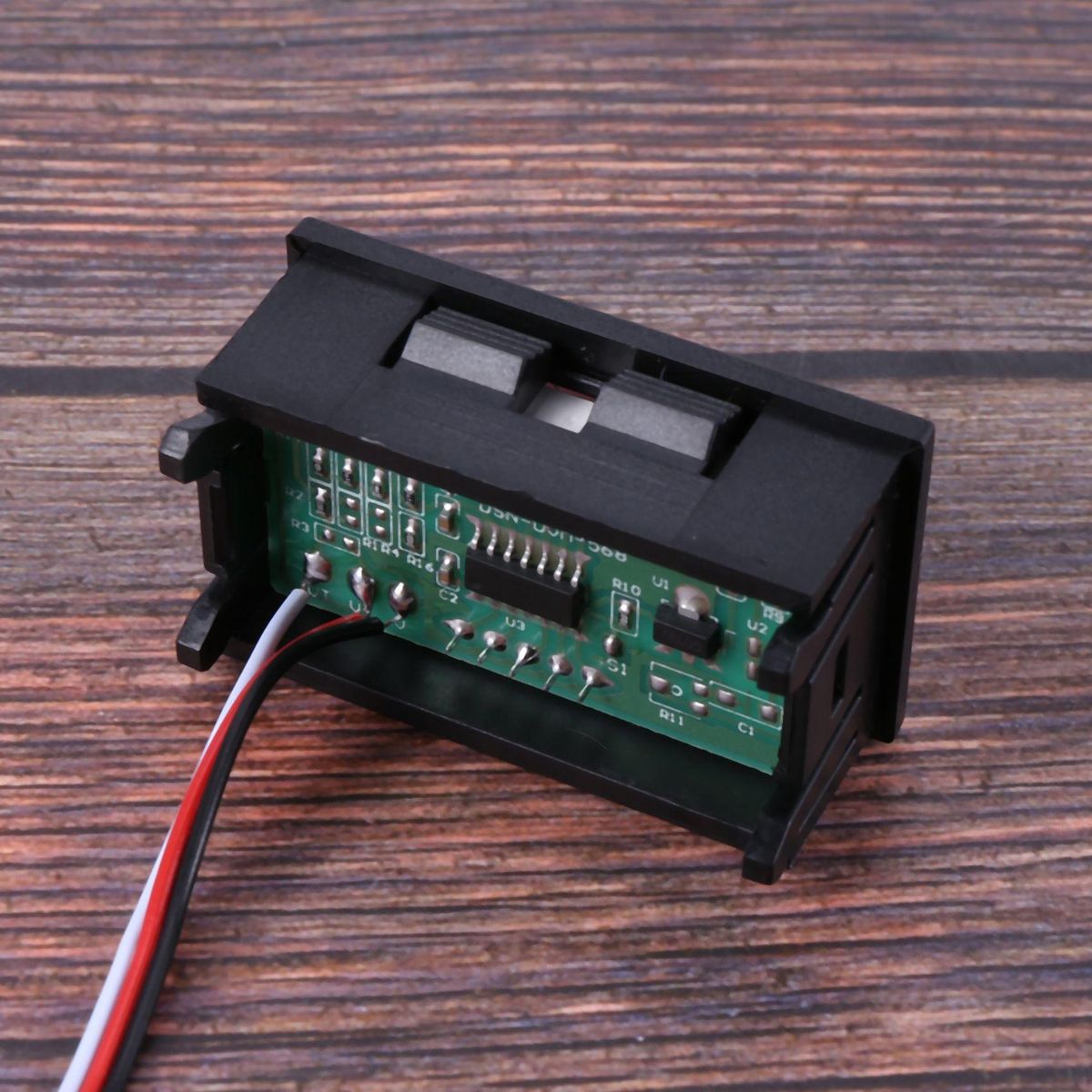 DC 0-99.9V 3 Wire LED Digital Display Panel Volt Meter Voltage Voltmeter Car Motor - BLUE