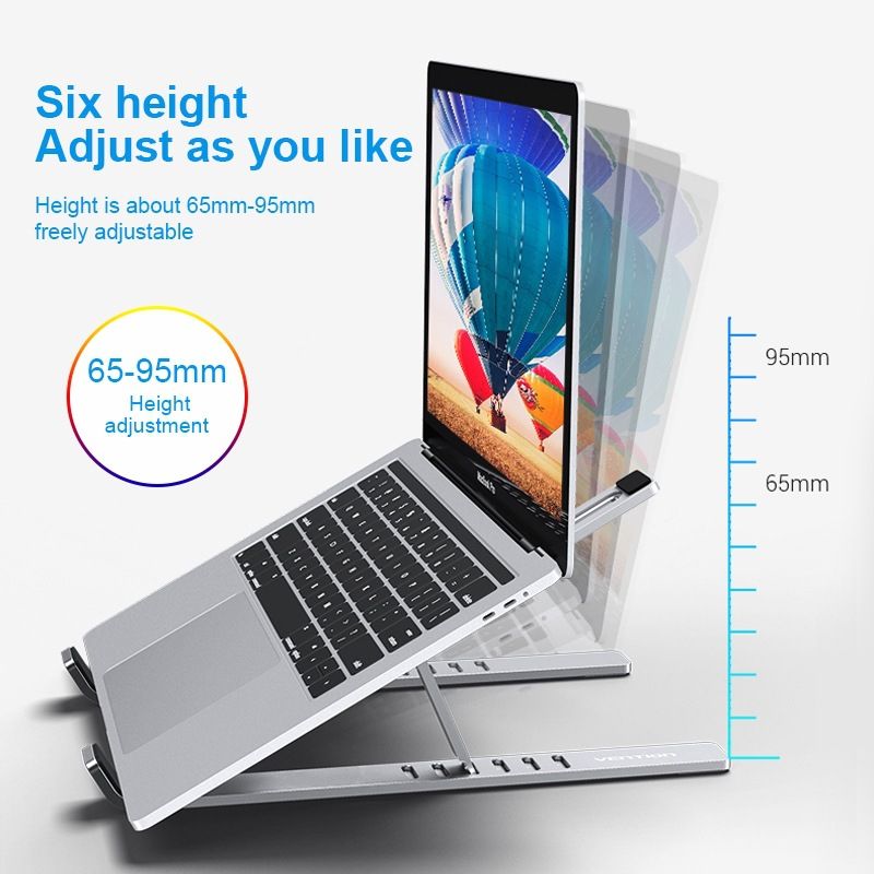 SD-001 Aluminum Alloy Laptop Liftable Cooling Stand Color 1