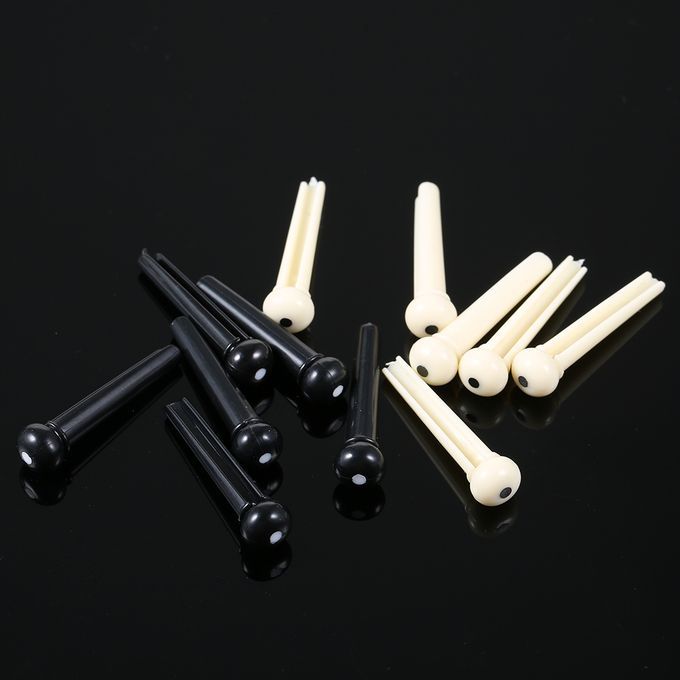 Plastic Acoustic Guitar Bridge Pin Bridge Saddle