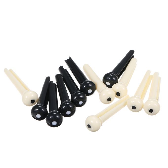 Plastic Acoustic Guitar Bridge Pin Bridge Saddle
