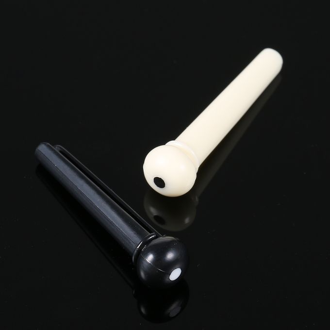 Plastic Acoustic Guitar Bridge Pin Bridge Saddle