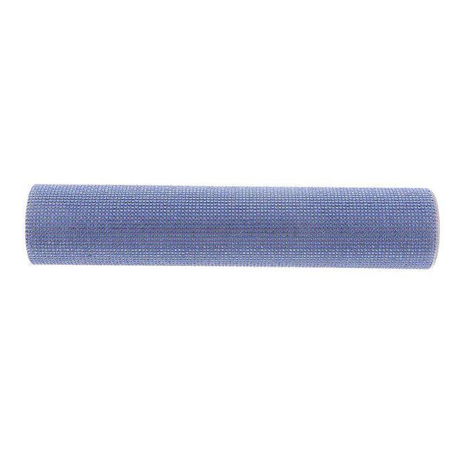 24x40cm Bling Rhinestone Self Adhesive Sticker Car Phone Blue