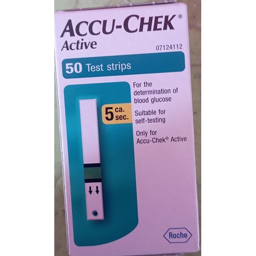 Accucheck Active Glucometer  Test Strips -50Strips