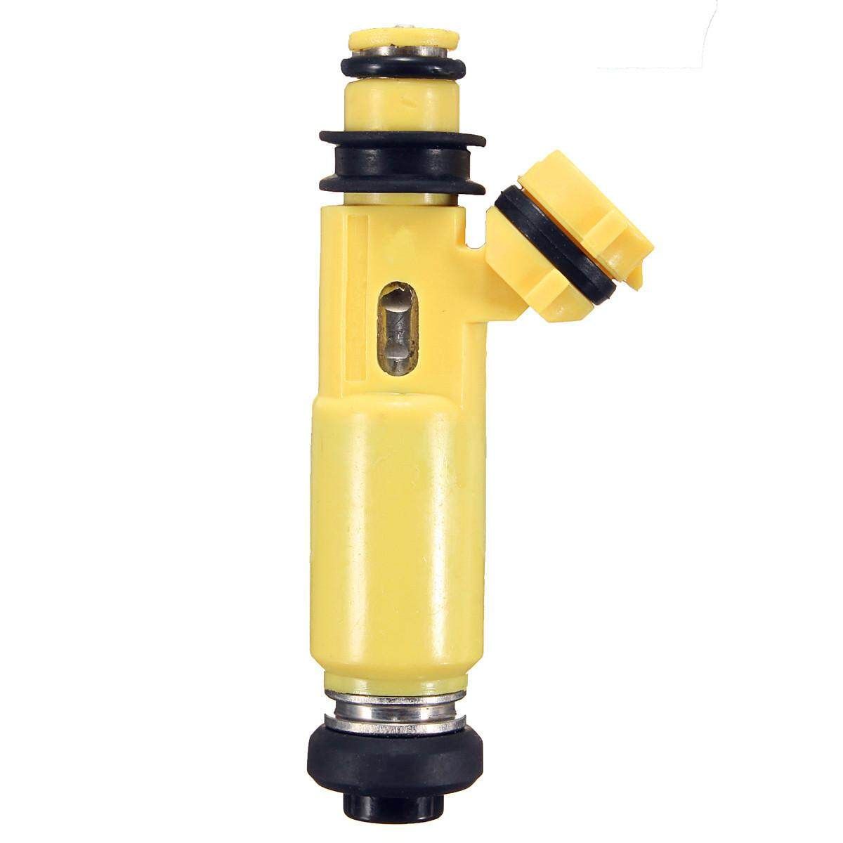Yellow F Uel Injectors 195500-4450 For Mazda RX8 MX5 Turbo/Supercharged