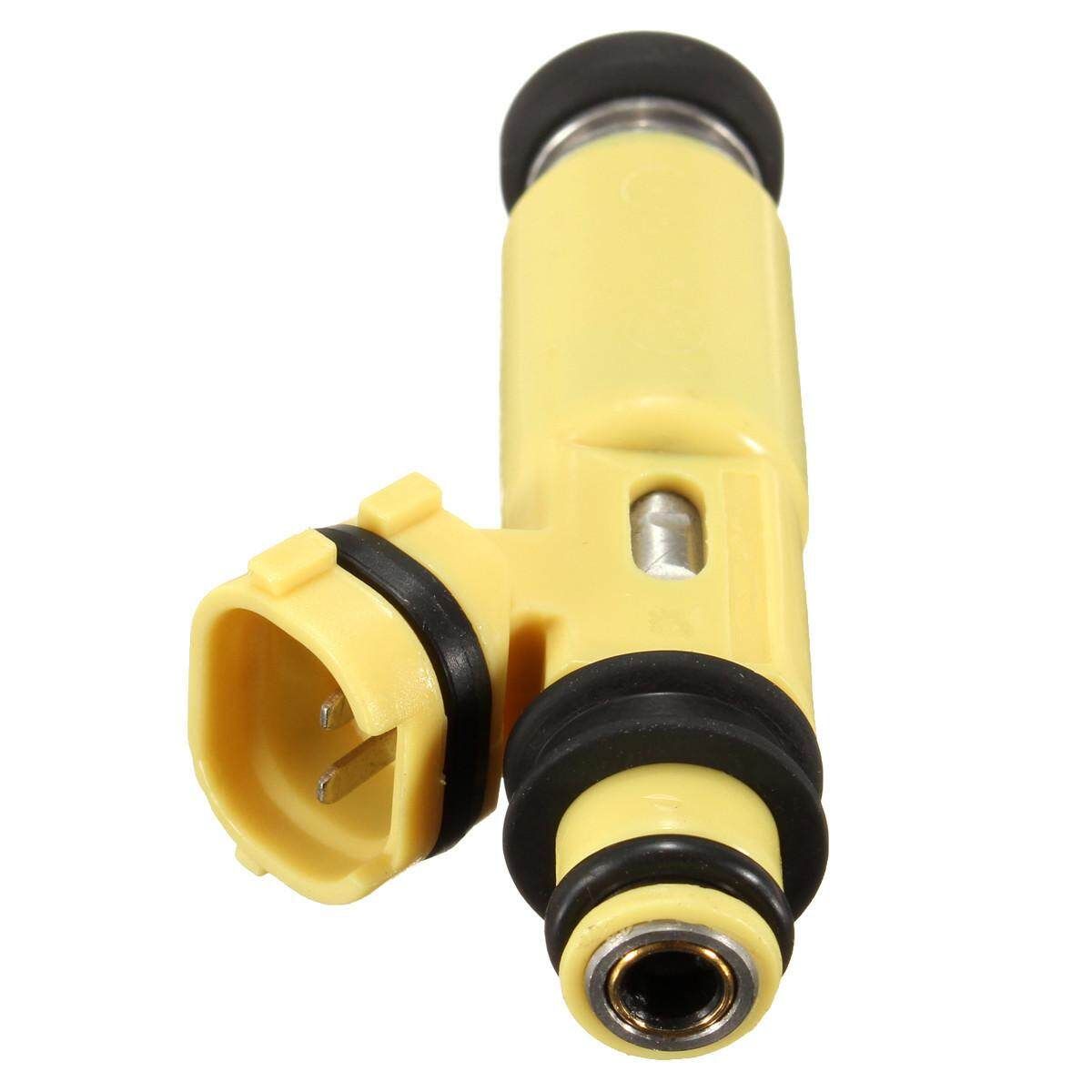 Yellow F Uel Injectors 195500-4450 For Mazda RX8 MX5 Turbo/Supercharged