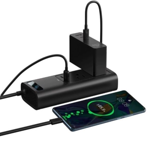 Baseus 150w Dc 12v To Ac 220v Fast Charging Car Inverter Charger