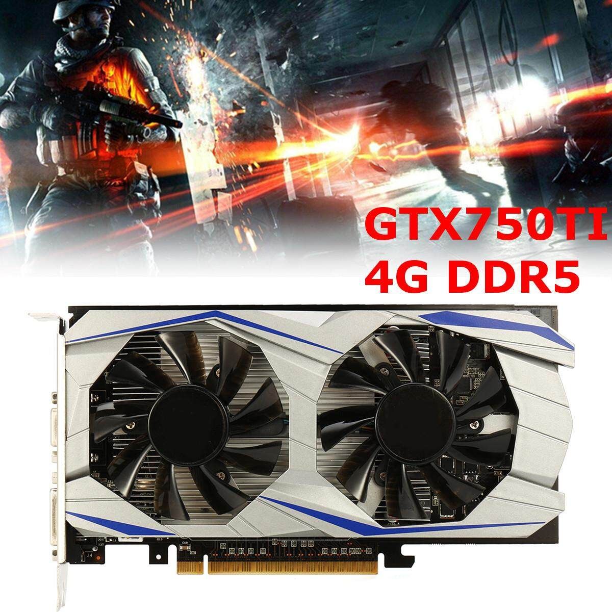 For NVIDIA GeForce GTX750 TI 4GB GDDR5 128Bit -ExpressX16 Video Graphics Card