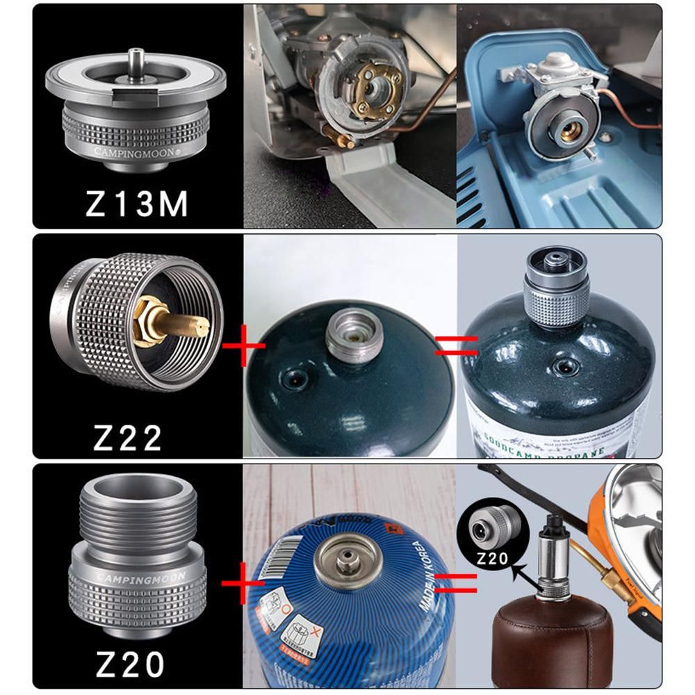 Gas Saver Plus with Gas Adapters for Camping Backpacking Hiking Fishing