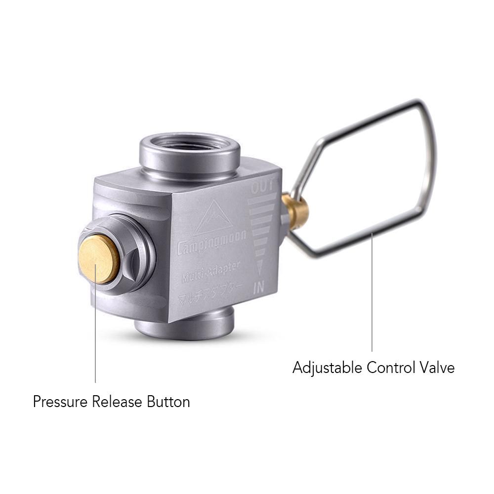 Gas Saver Plus with Gas Adapters for Camping Backpacking Hiking Fishing