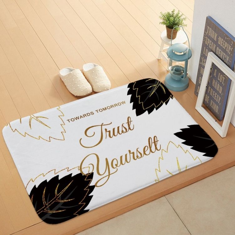 Absorbent Non-slip Door Mat, Size:60x80cm