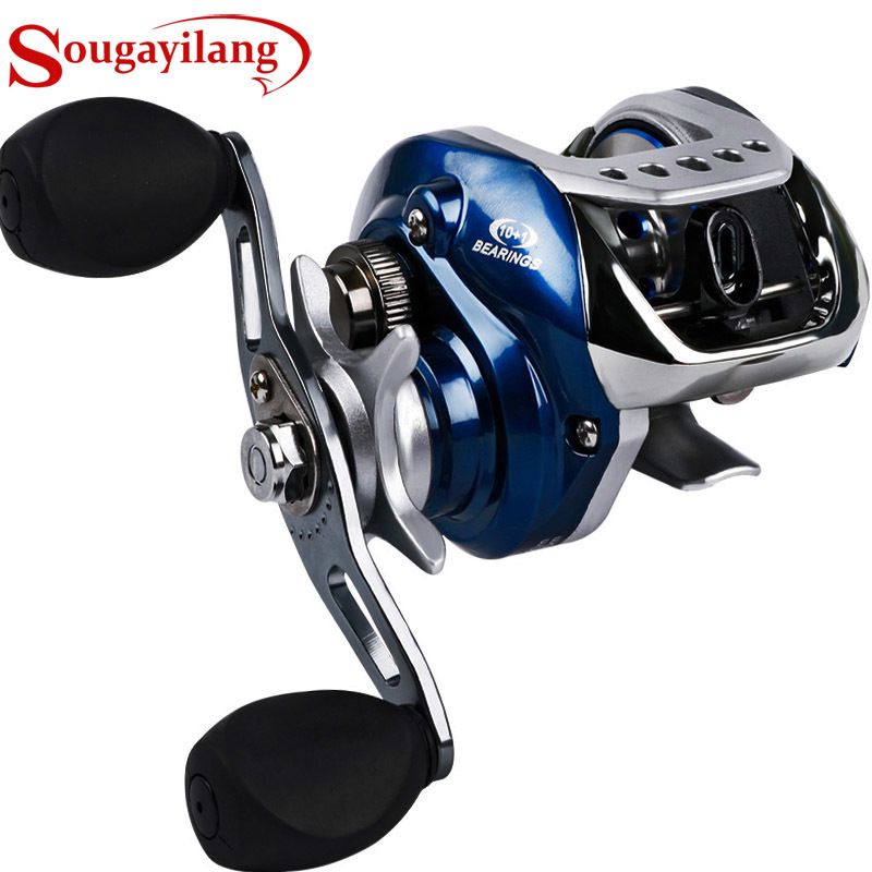 Sougayilang Baitcasting Fising Reel 6.3:1 101 Ball Bearings