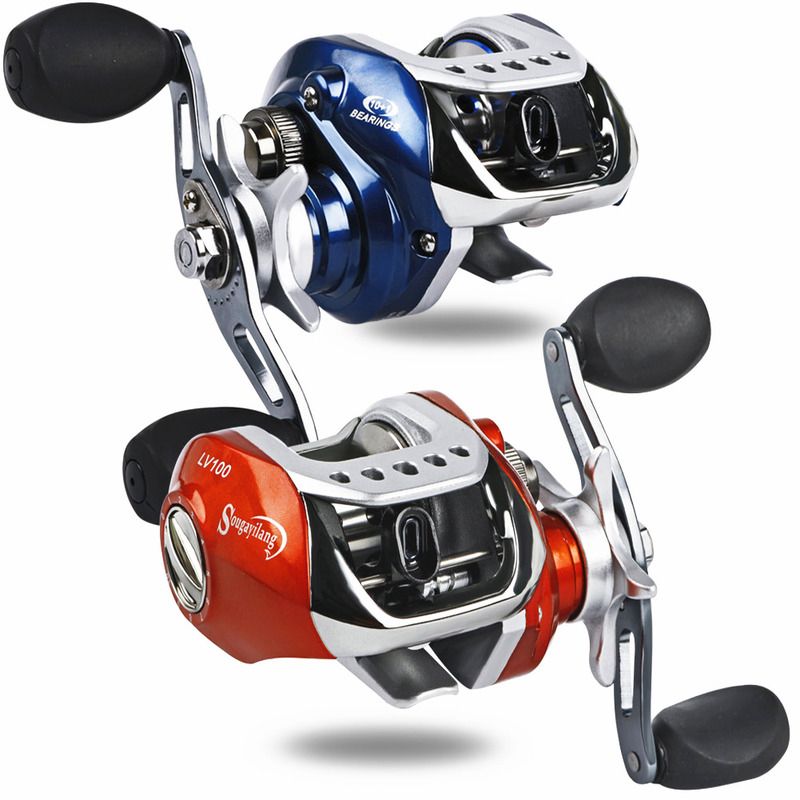 Sougayilang Baitcasting Fising Reel 6.3:1 101 Ball Bearings