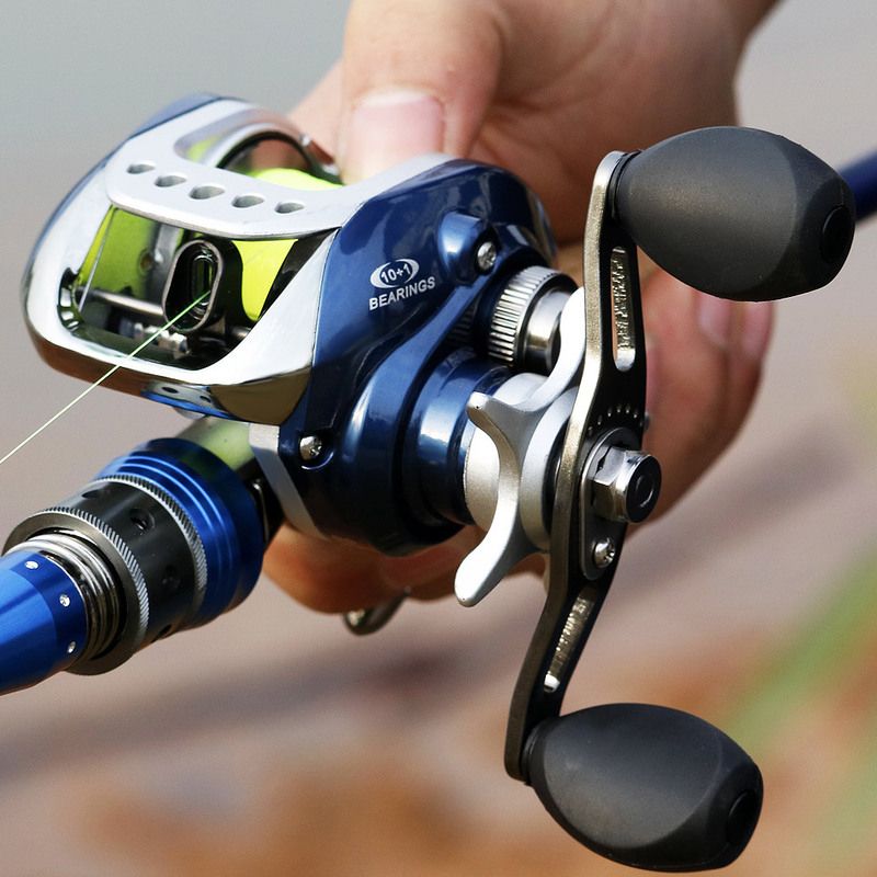 Sougayilang Baitcasting Fising Reel 6.3:1 101 Ball Bearings