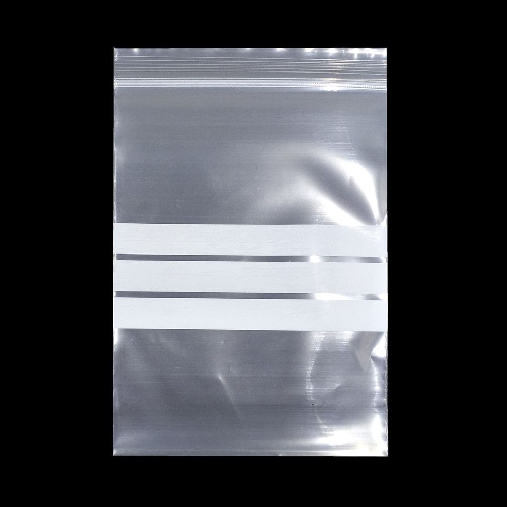 100pcs/ Lot Clear Self Seal Zipper Bags Transparent Ziplock