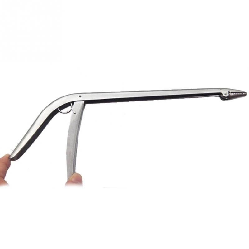 Stainless Steel Unhooking Device Fish Clamp Clip Catch Remover Fishing Plier Hook Tool Tackle