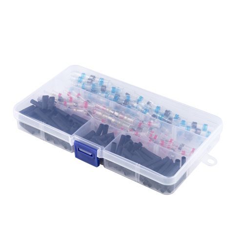 Waterproof Solder Seal Heat Shrink Sleeve Wire Connectors Terminals 250 PCS