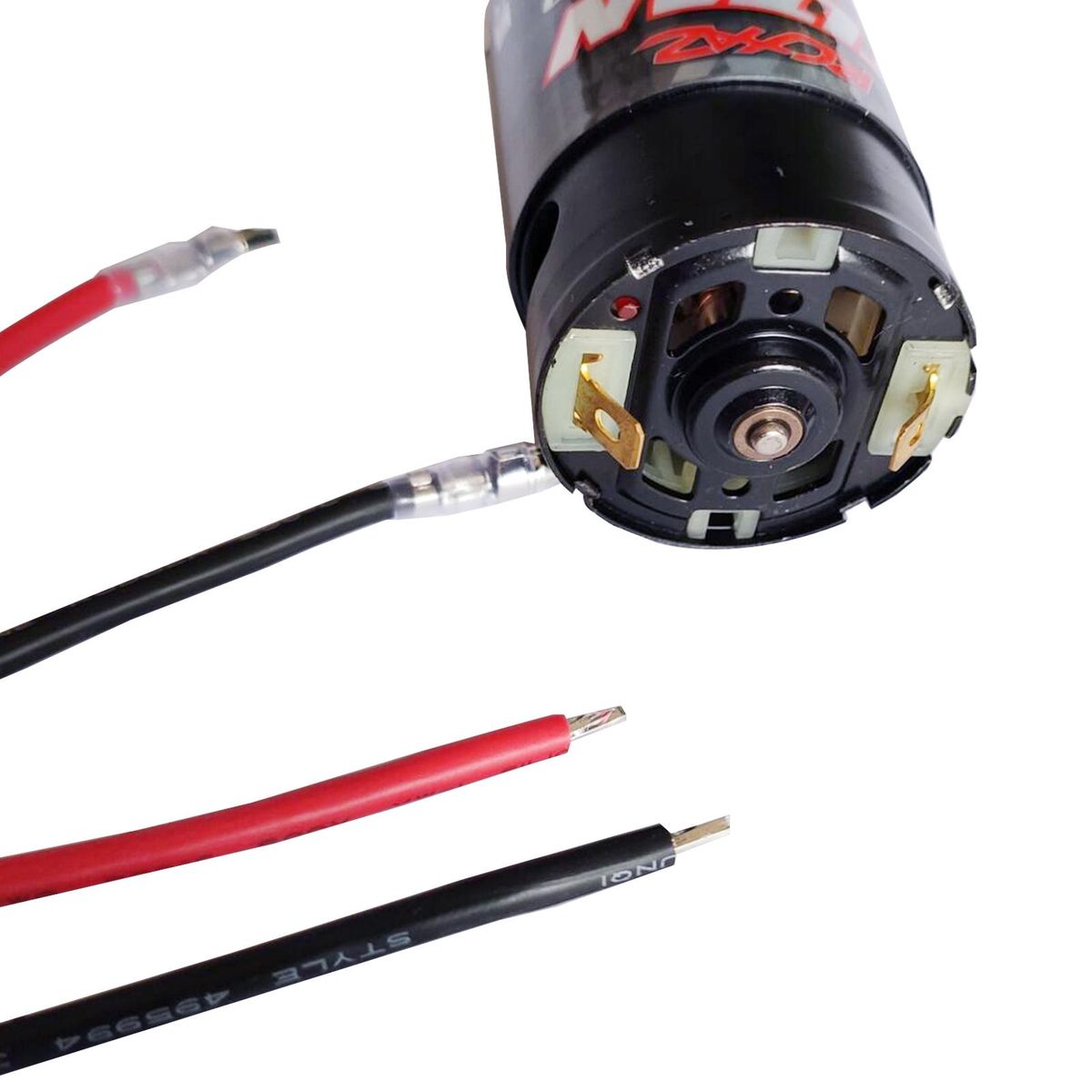 550 21T Brushed Motor with 60A/360A ESC Brushed Electric Speed Controller 6V/2A for RC Racing Car Off-road Car Compatible with Trx-4 Trx-6 Axial