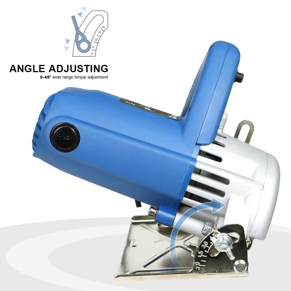 1300W Marble Cutter Ceramic Tile Cutting Machine Tile Saw Power Tile & Masonry Saw 0-45 Degree Bevel Cutting & 0-32 Depth Adjusting for Cutting Ceramic Tile Wood
