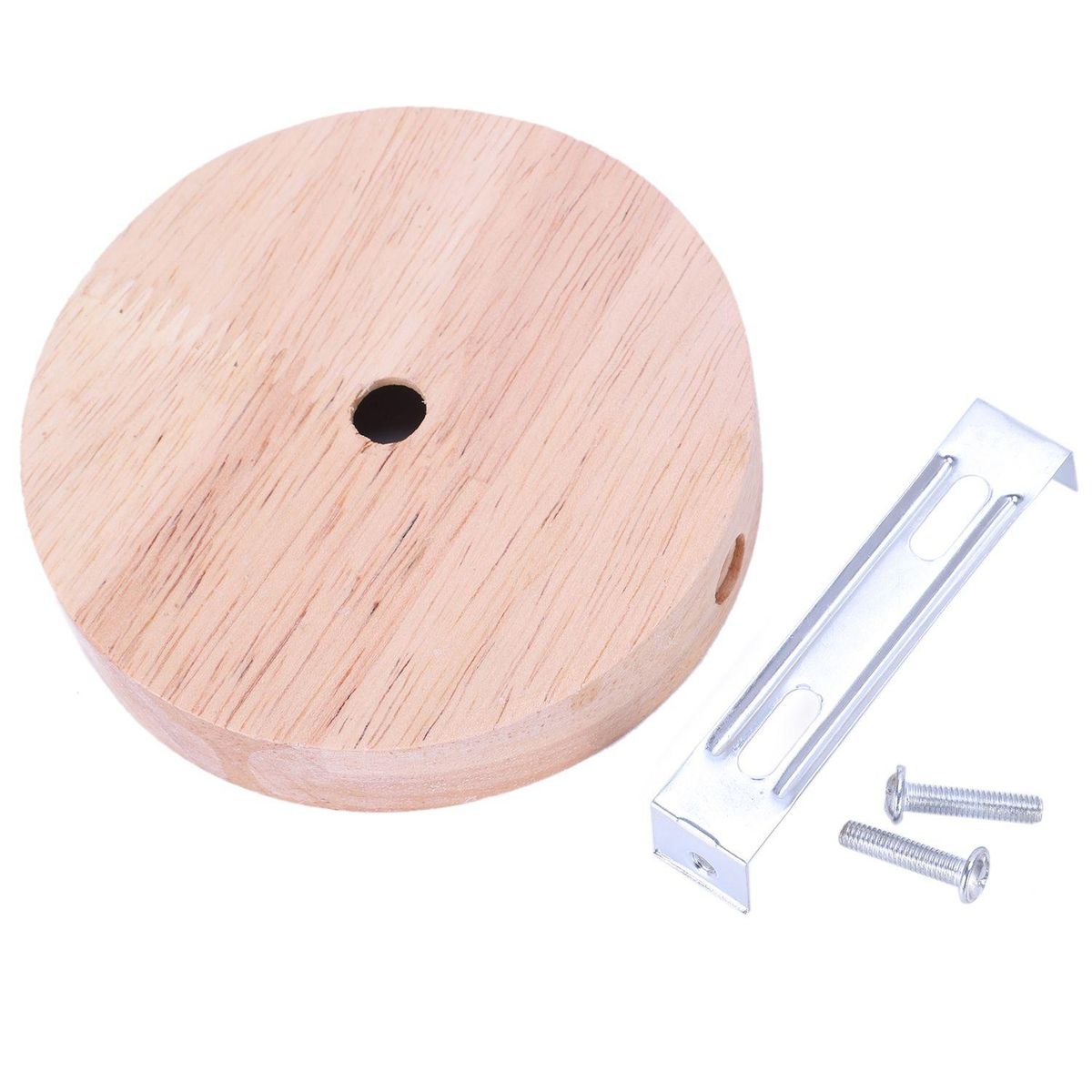 lamp base style modern Ceiling Plate Wooden ceiling holder e27 Lamp fitting chandelier Base DIY lighting accessories 100mm screw