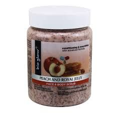 Peach And Royal Jelly Face And Body Scrub