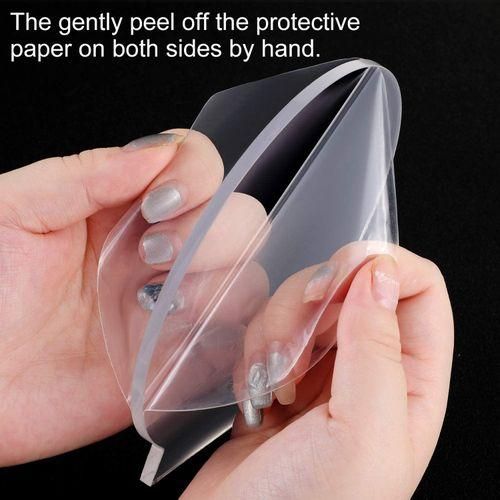 4Pcs Clear Acrylic Sheet Round Panel Thick (4mm)