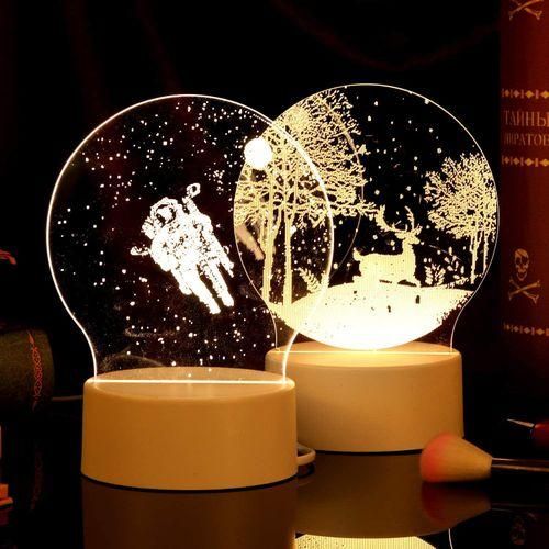 4Pcs Clear Acrylic Sheet Round Panel Thick (4mm)