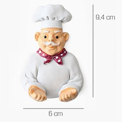 Useful Cartoon Cook Chef Outlet Plug Holder Cord Storage Rack Decorative Wall Sh Key Holder Shelves Kitchen Hook