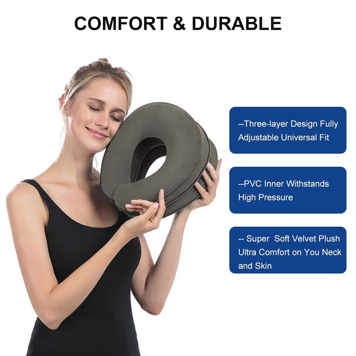 Pinched Nerve Neck Stretcher Cervical Traction Device 3 Tube