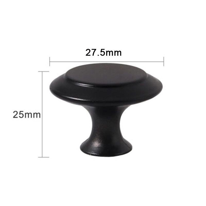 10PCS Black Handle Cabinet Knobs Closet Wardrobe Bedside Cabinet Knobs Shoe Cabinet Door Handle Drawer Pull Handle Knobs