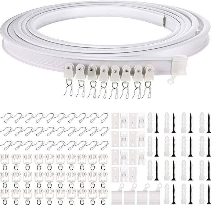 Window Curtain Track Set Home Ceiling 5M Top Mount
