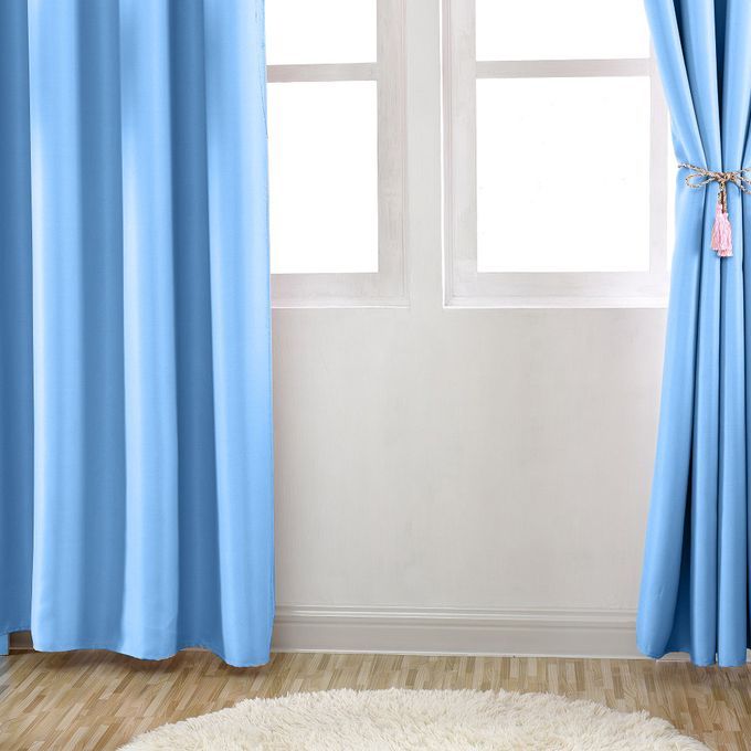 Thermal Insulated Solid Grommet Blackout Curtains Drape For-