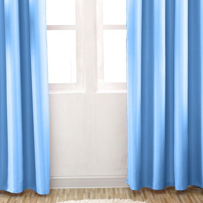 Thermal Insulated Solid Grommet Blackout Curtains Drape For-